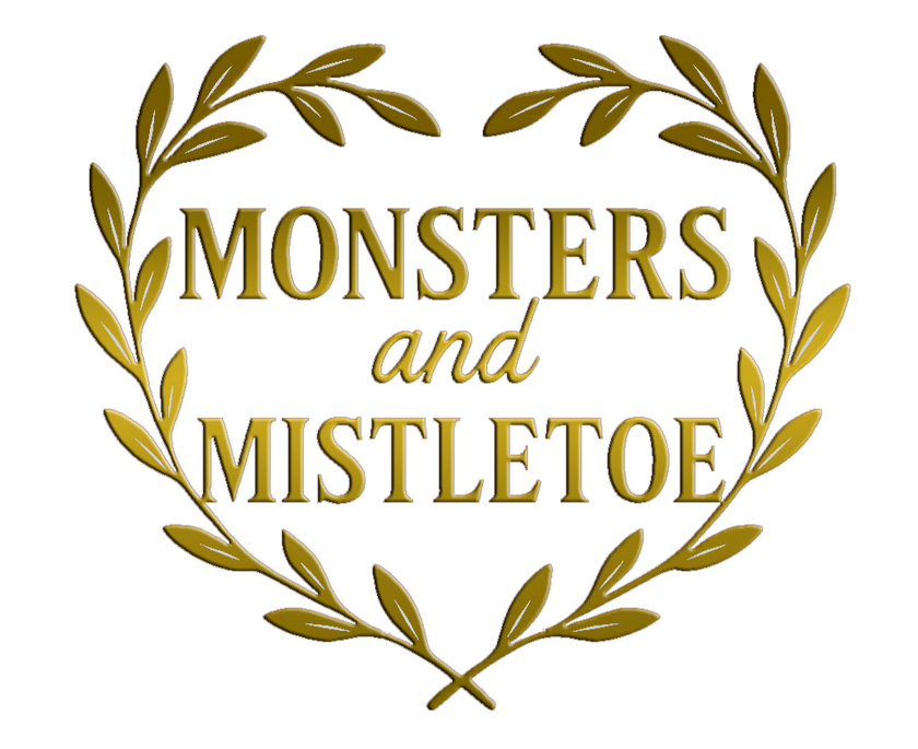 Monsters & Mistletoe Logo for the Monsters and Mistletoe novella series.